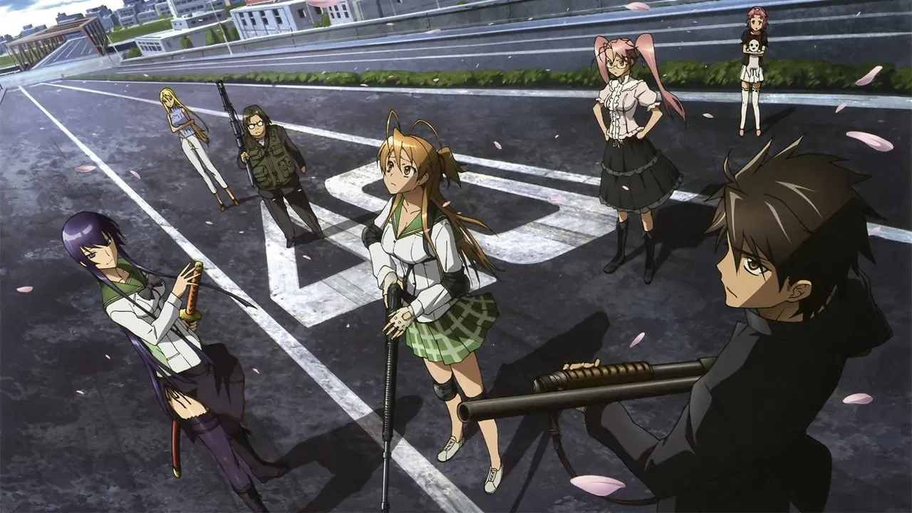 Capa de High School of the Dead