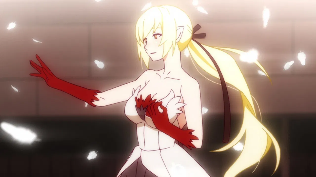 Capa de Kizumonogatari Part 2: Nekketsu