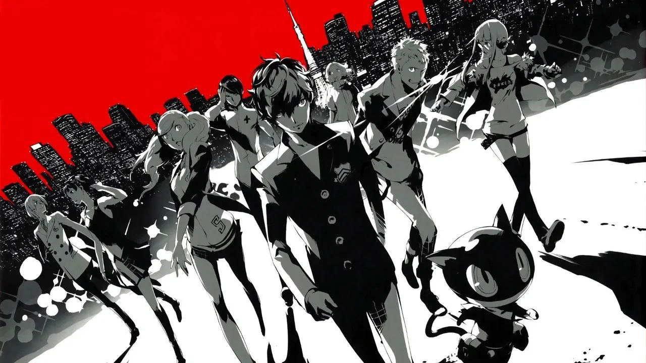Capa de PERSONA5 the Animation