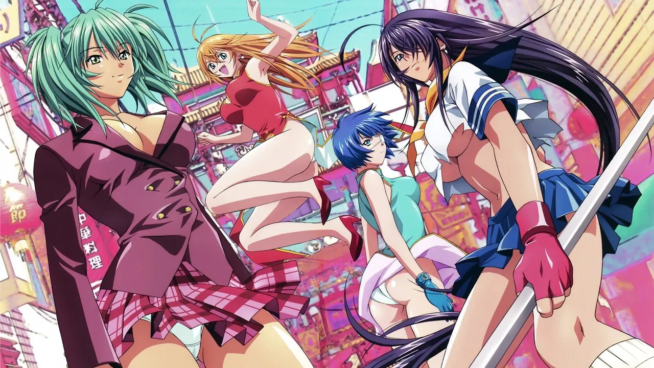 Capa de Ikki Tousen