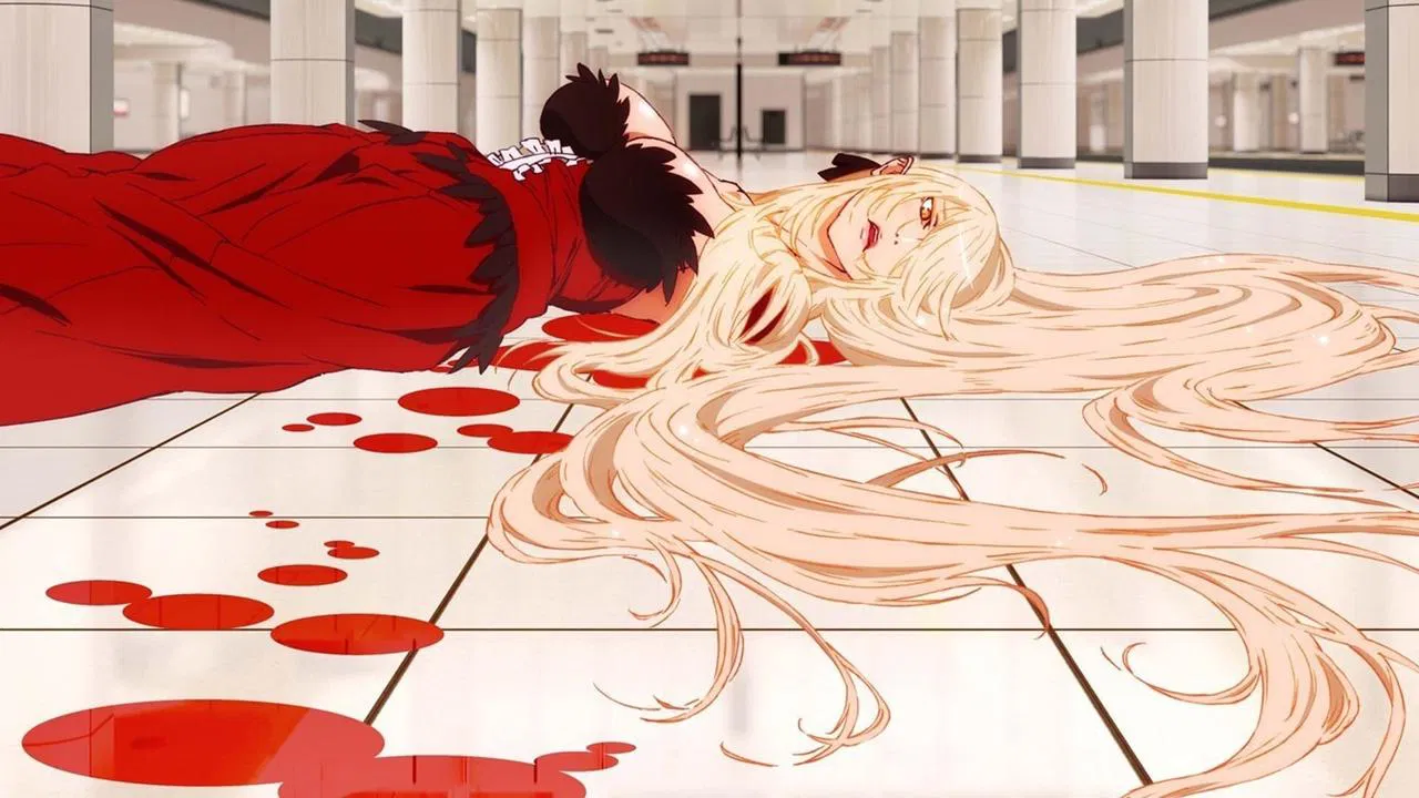 Capa de Kizumonogatari Part 1: Tekketsu