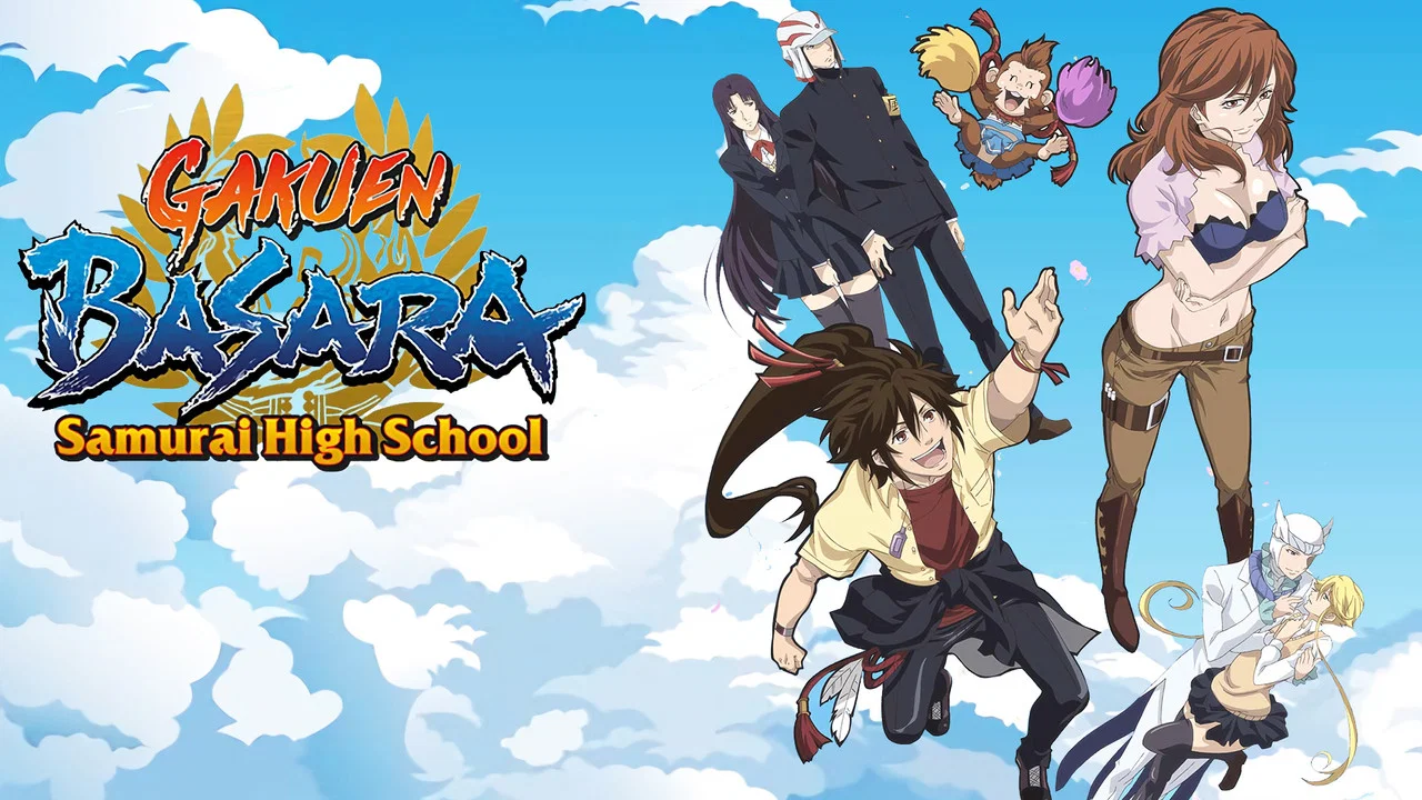 Capa de Gakuen Basara: Samurai High School