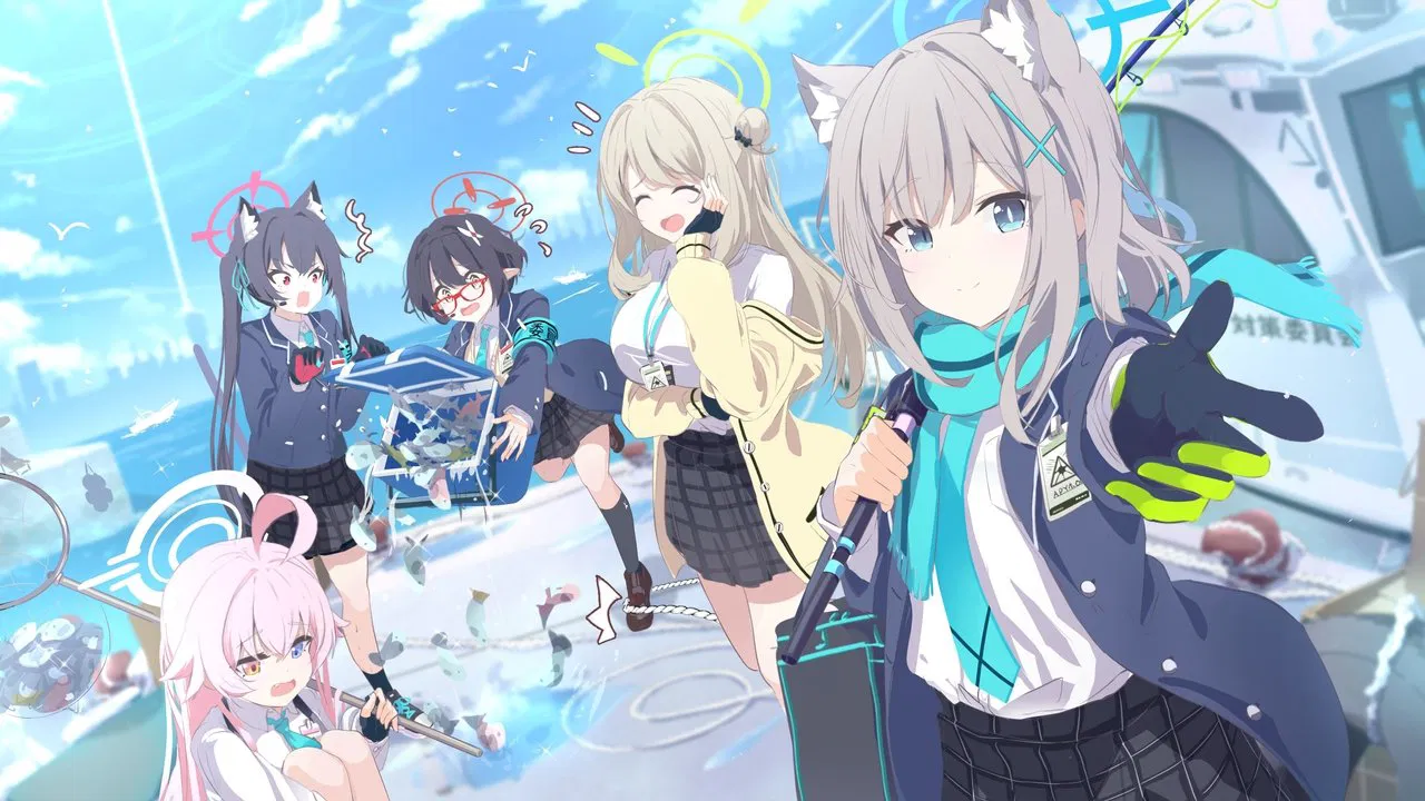 Capa de Blue Archive the Animation