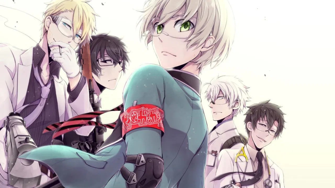 Capa de Aoharu x Machinegun